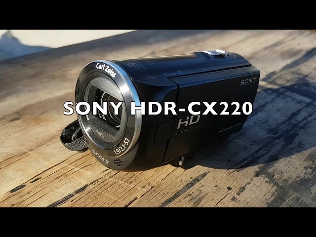 Sony HDR CX220 Video Test - YouTube