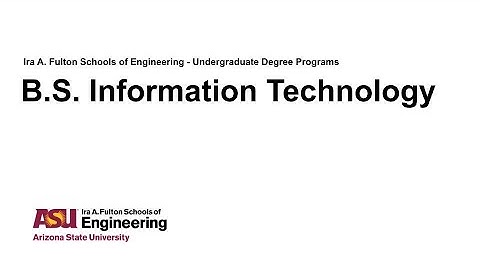 Fulton Schools Degree Webinar: BS Information Technology