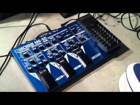 Boss ME-50 (MT-2 Distortion Demo) - YouTube