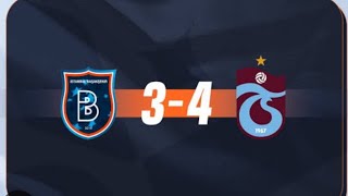 Başakşehi̇r 3 - Trabzonspor 4 Ne Maçti Ama
