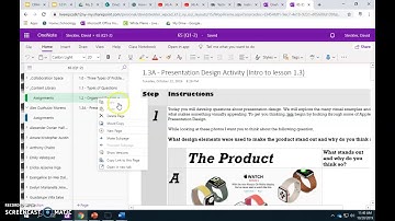 How to Copy From the Content Library in OneNote to your Note