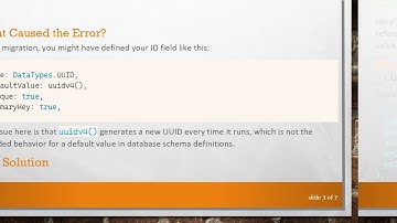 Fixing UUID Primary Key Issues in Sequelize: A Guide to Simplifying Database Migrations