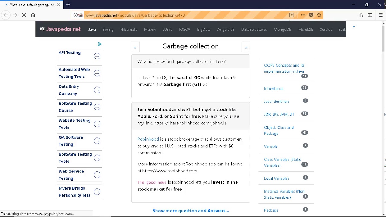What is the default garbage collector in Java? | javapedia.net - YouTube