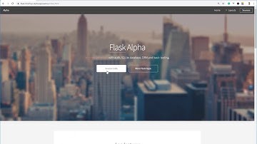 Flask Html5up Alpha - Built with Automation Tools | AppSeed App Generator