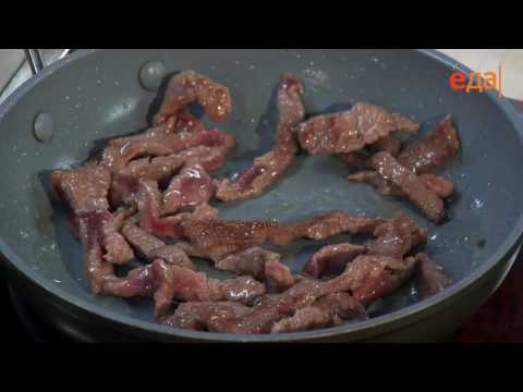Видео рецепт Паста с говядиной  