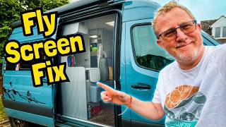 Has your Fly Screen gone off the Rails? See how we fix ours !