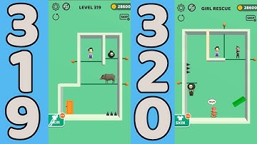 Pin Rescue Level 319 & 320