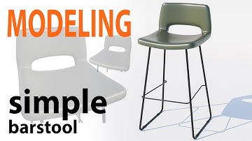 Blender Barstool Modeling Tutorial | Easy 3D Furniture Modeling for Beginners (Step by Step)