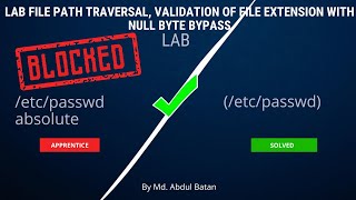 File path traversal, traversal sequences blocked with absolute path bypass Details
