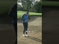 Compact bunker shots 🥴 Here’s a tip when navigating them!#golfcoaching #golftips