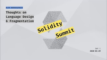 Thoughts on Language Design and Fragmentation by Alex Beregszaszi