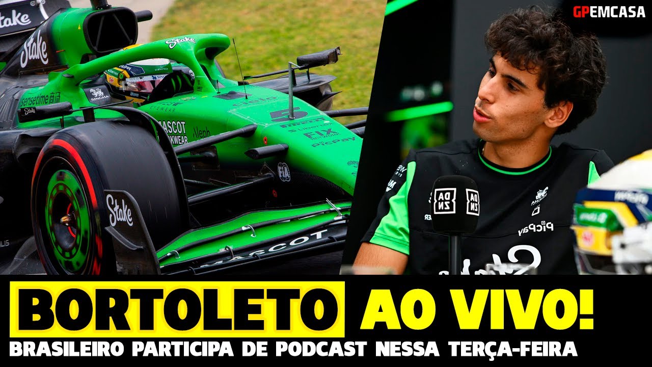 F1: Bortoleto Participa De Podcast Ao Vivo Nessa Terça-Feira | Fórmula 1 | Gp Em Casa