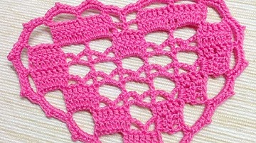 How To Make A Crocheted Lovely Heart Applique - DIY Crafts Tutorial - Guidecentral