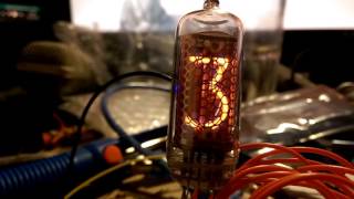 Testing nixie tube