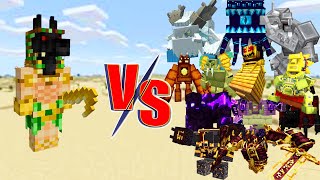 Anubis VS ALL bosses in Astemir's Forestcraf, Mowzie's Mobs and Cataclysm in Minecraft