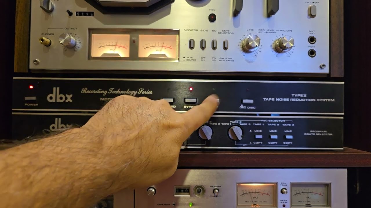 dbx 222 Noise Reduction | dbx 200 Program Route Selector - YouTube