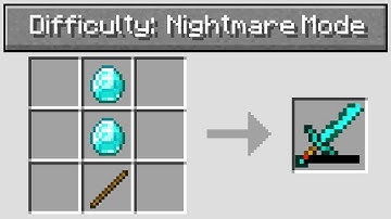 Minecraft UHC but with "nightmare mode" difficulty..