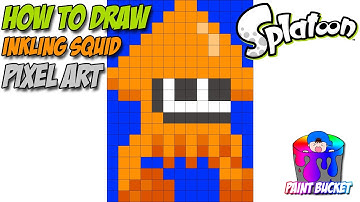 How to Draw Splatoon Inkling Squid - Easy Game Art Drawing Tutorial
