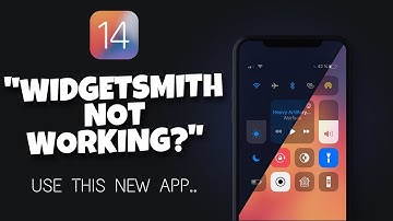 iOS 14.2 Widgetsmith Not Working?  Try this New Widget App | INSTALL IT NOW