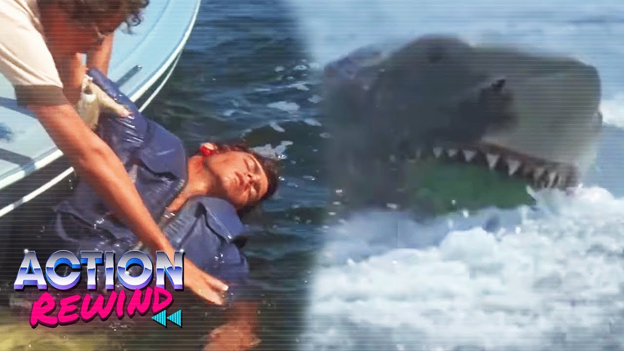 Vicious Shark Attacks Teens | Jaws 2 (1978) | Action Rewind - YouTube