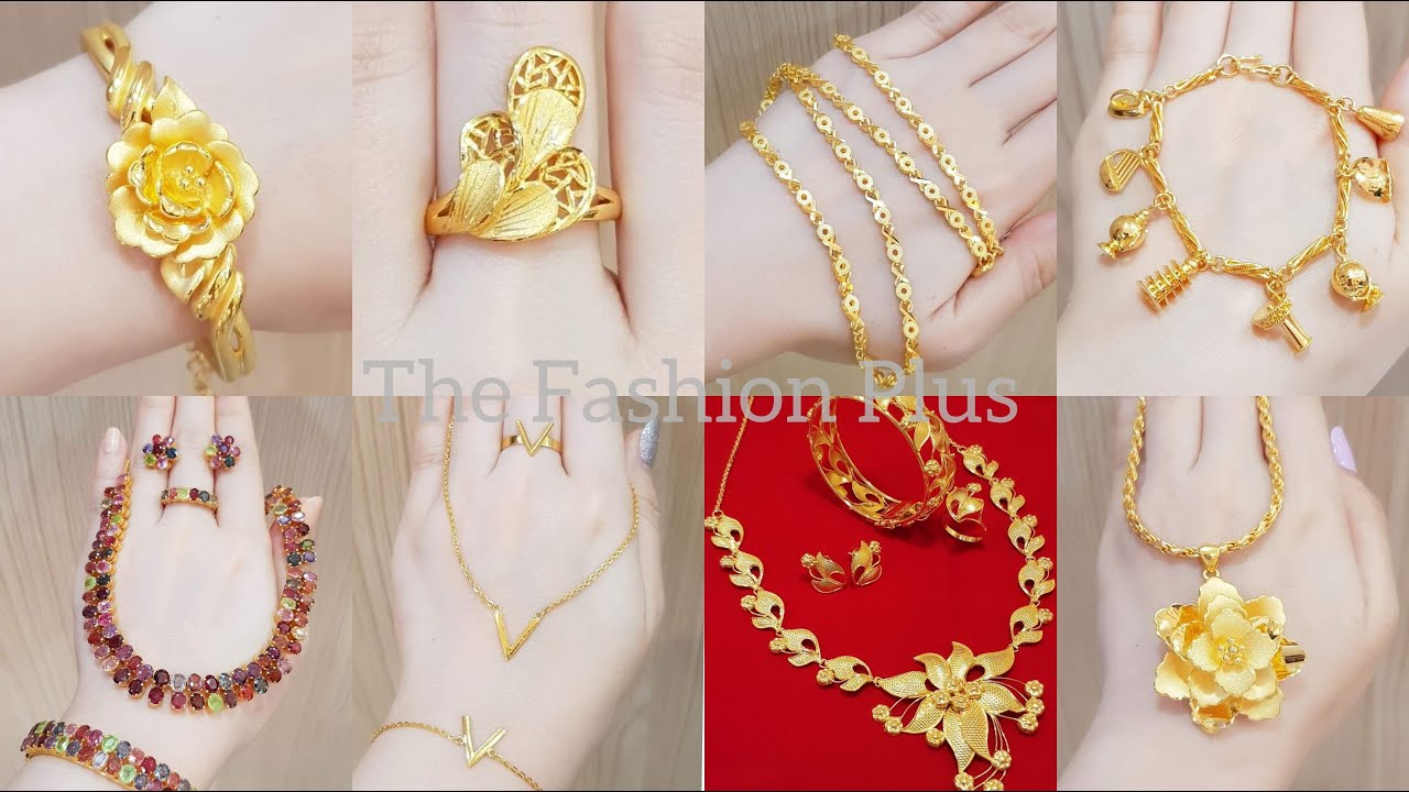 Latest Gold Bracelet, Ring,Chain,Pendant,Necklace Design Collection
