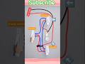 Switch se 1 Bulb Control 😳 | 2-Way Wiring Easy#electrician #wiring w ki#2wayswitch #electric #learn