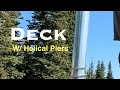 Building a deck with Helical Piers