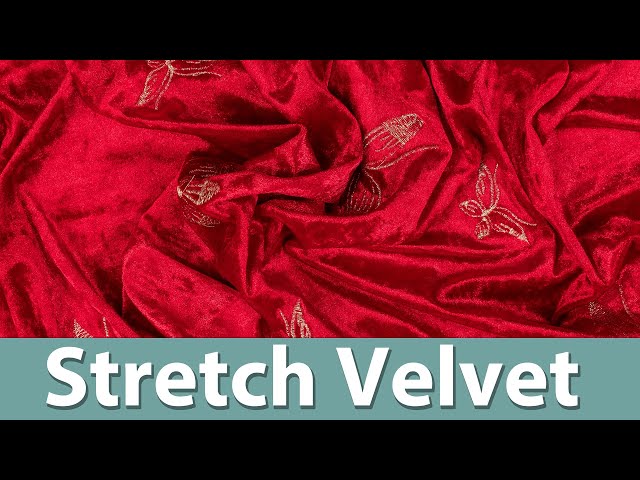 How to Sew With Stretch Velvet 