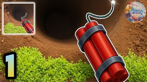 Dig Hole Simulator - Gameplay Walkthrough Part 1 - Collecting All The Objects (iOS, Android)