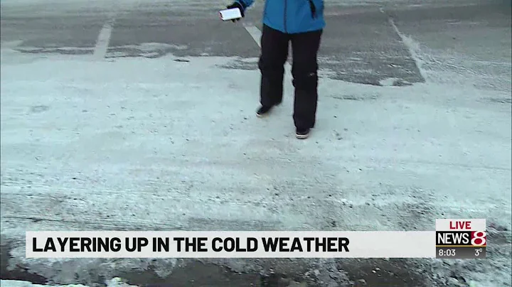 Road conditions, layering up in the cold weather