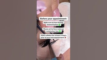 Before & After Lash Appointment: Top Tips in 60 Seconds! ✨👁️ #lashextensions #shorts #subscribe