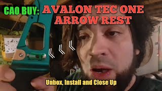 Avalon Tec One Arrow Rest - Unbox and Close Up -- Anarchy Archery
