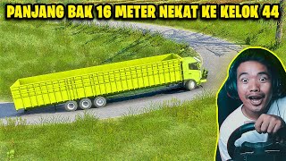 Yakin Bisa Belok? Truck Hino Chasis 16 Meter kelok 44!! - Euro Truck Simulator 2