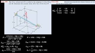 STATICS, SOLVED SAMPLE PROBLEM 40B
