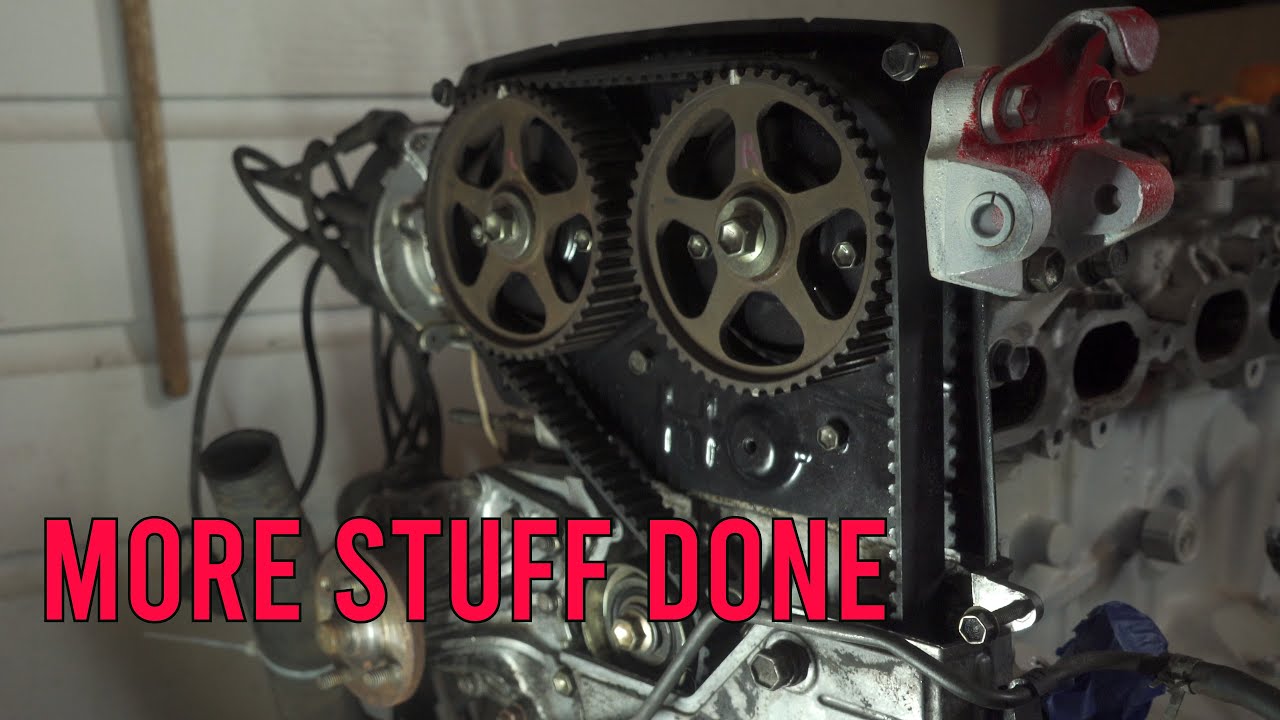 Buttoning up some 7m head stuff | 7mge rebuild p17 - YouTube