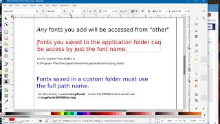 Using the Hershey Text Extension in Inkscape