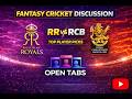 RR vs RCB Fantasy Team 🔥 Best Picks, Captain &amp; Vice Captain | IPL Fantasy Tips Today