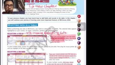 CLASS VIII MORE FEATURES IN MS ACCESS CHAPTER 3 PART 1