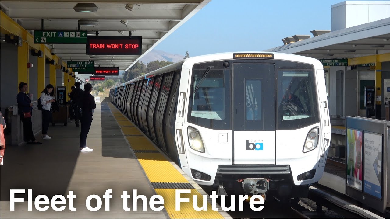 ⁴ᴷ Bay Area Rapid Transit: Fleet of the Future on the Richmond-Warm ...
