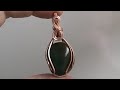 Tumbled Stone Wire Wrapped Pendant Tutorial