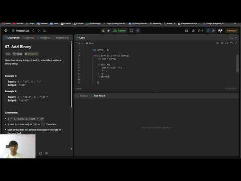 LeetCode 67: Add Binary | Easy Binary Addition Explained 🔥