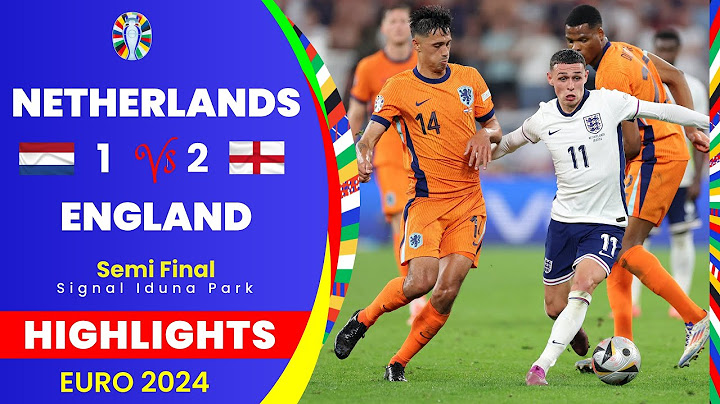 Netherlands vs England - 1-2 Highlights | Euro 2024 Semi-Final