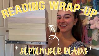 Information SEPTEMBER READS | reading wrap-up + October TBR 📚🍁 News