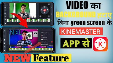 How to Change Video Background in Kinemaster Hindi - video ka background kaise change kare 2023