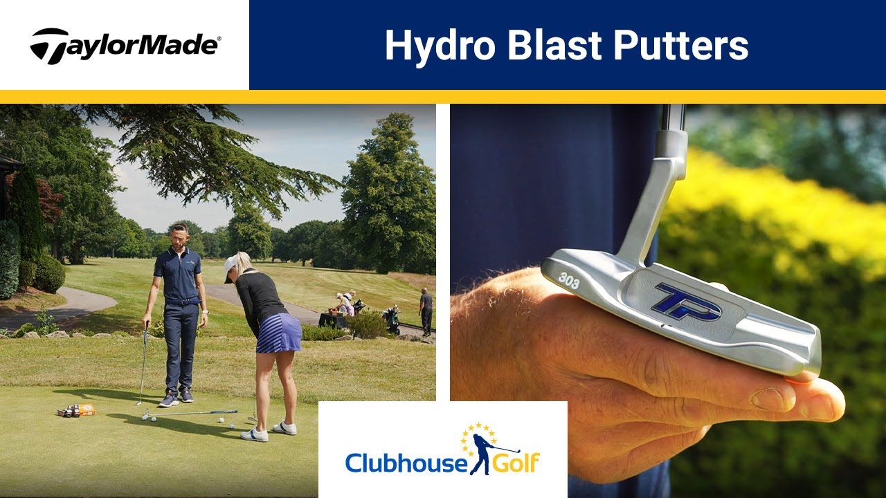 TaylorMade Hydroblast Soto #1 Putter - 303 Stainless Steel Milled With PureRoll Insert, 34 Inch