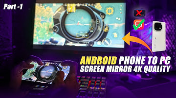 (PART -1) Android Phone To Pc Screen Mirroring | 4K Quality | IQOO 13 Test