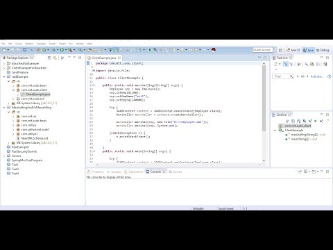 JAXB tutorial part 3: marshalling and unmarshalling data