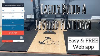 Easily Build A Leveled Deadlift Platform (No Confusing Math Involved) | Build a Garage Gym  Ep. 5