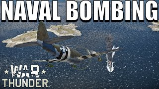 NAVAL BOMBING Experience in WAR THUNDER Naval Battles | Player vs AI AA screenshot 3