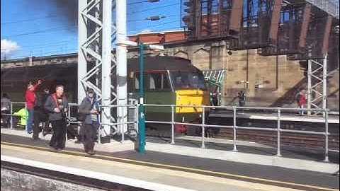 The Class 47 BR Green No.47815 with Northern Belle & No.34067 